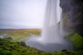 Famous Icelandic waterfall Seljalandsfoss, Iceland