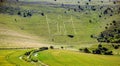 The Long Man of Wilmington, East Sussex, England Royalty Free Stock Photo