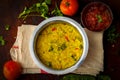 Famous Indian Food Khichdi is ready to serve.