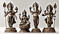 Famous Indian God statue, Lord Ganesha, Ma Durga, Adiyogi,