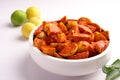 Famous Indian lime pickle Royalty Free Stock Photo