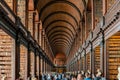 The famous interior view of the Book of Kells of Trinity College