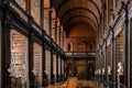 The famous interior view of the Book of Kells of Trinity College Royalty Free Stock Photo