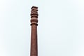 Famous Iron Pillar near Qutub Minar in New Delhi, India, located In the courtyard of the QuwwatuÃ¢â¬â¢l-Islam mosque Royalty Free Stock Photo