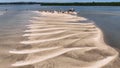 Famous island at Sunset Edge Aracaju Brazil. Sergipe Brazil Northeast.