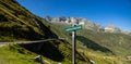 Famous James Bond Road at Furka Pass - REALP, SWITZERLAND - JULY 14, 2022