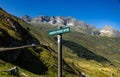 Famous James Bond Road at Furka Pass - REALP, SWITZERLAND - JULY 14, 2022