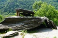 The ruins of St John`s Episcopal Church near Harpers Ferry, West Virginia, U.S.A Royalty Free Stock Photo