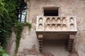 The famous Juliet's balcony Royalty Free Stock Photo