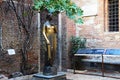 Famous Juliet statue in Verona, Italy