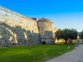 The famous Knights Grand Master Palace in Rhodes Greece Royalty Free Stock Photo