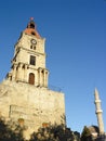 The famous Knights Grand Master Palace in Rhodes Greece Royalty Free Stock Photo