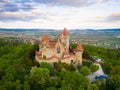 Kreuzenstein castle in Leobendorf village