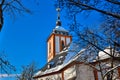 famous kroenchen of siegen germany in winter