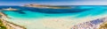 Famous La Pelosa beach on Sardinia island, Sardinia, Italy Royalty Free Stock Photo