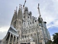 La Sagrada Familia, Barcelona, Spain Royalty Free Stock Photo