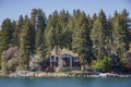 The famous Lake arrowhead Royalty Free Stock Photo