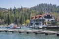 The famous Lake arrowhead Royalty Free Stock Photo