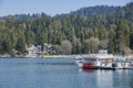 The famous Lake arrowhead Royalty Free Stock Photo