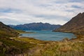 Famous Lake Hawea in Wanaka Royalty Free Stock Photo