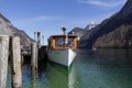 Famous lake Koenigssee in Bavaria