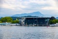 Famous Lake Lucerne called Vierwaldstatter See - LUCERNE, SWITZERLAND - JULY 14, 2022