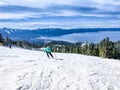 Lake Tahoe in winter Royalty Free Stock Photo