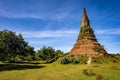 Famous landmark called That Foun in Xiangkhouang province, Laos