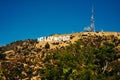 Famous landmark Hollywood Sign in Los Angeles, California