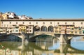 Famous landmark Ponte Vechio in Firence, Italy. Royalty Free Stock Photo