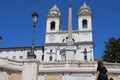 Famous landmark spanish steps piazza spagna rome itally