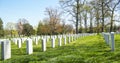 Famous landmark in Washington - The Arlington Cemetery - WASHINGTON, DISTRICT OF COLUMBIA - APRIL 8, 2017