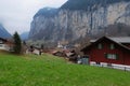 Famous Lauterbrunnen valley in the Swiss Alps, Berner Oberland, Switzerland, Europe.