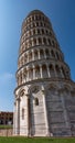 The famous leaning tower of Pisa