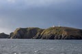 Famous lighthouse at Cape Horn - the southernmost point of the archipelago of Tierra del Fuego Royalty Free Stock Photo