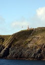 Famous lighthouse at Cape Horn - the southernmost point of the archipelago of Tierra del Fuego Royalty Free Stock Photo