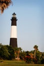 The famous lighthouse in Tybee Beach near Savannah, Georgia. Royalty Free Stock Photo