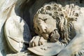 Famous Lion Monument 1820 by Bertel Thorvaldsen, Lucerne, Switzerland Royalty Free Stock Photo
