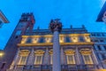 The famous lion's statue in the Piazza Erbe square in Verona, It