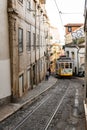 The famous Lisbon trams