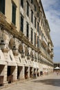 Famous Liston street in Corfu Town (Greece)