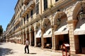 Famous Liston street in Corfu Town (Greece)