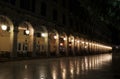 Famous Liston street in Corfu Town Greece