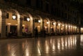 Famous Liston street in Corfu Town Greece