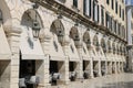 Famous Liston street in Corfu Town Greece