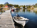 Famous Lofoten, Norway Landscape, Nordland Royalty Free Stock Photo