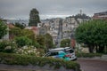 Famous Lombard street. San Francisco, California, USA Royalty Free Stock Photo