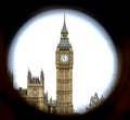 The famous London`s landmark, Big Ben clock tower Royalty Free Stock Photo