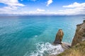 Lonely rock at Sidari, Corfu, Greece