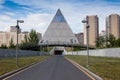 Famous Louvre Museum Pyramid